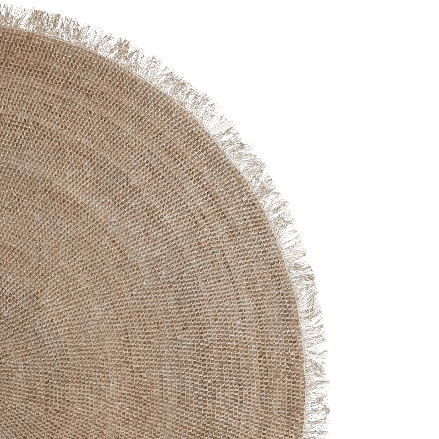 Tribe Home Reef Rug - White | Round gallery detail image