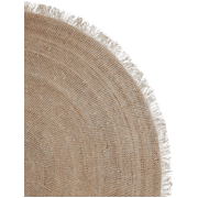 Tribe Home Reef Rug - White | Round gallery detail image