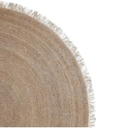 Tribe Home Reef Rug - White | Round gallery detail image