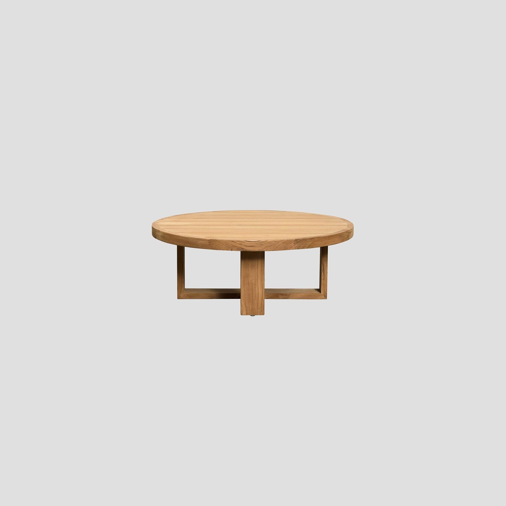 Round Teak Coffee Table gallery detail image