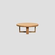 Round Teak Coffee Table gallery detail image