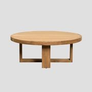 Round Teak Coffee Table gallery detail image