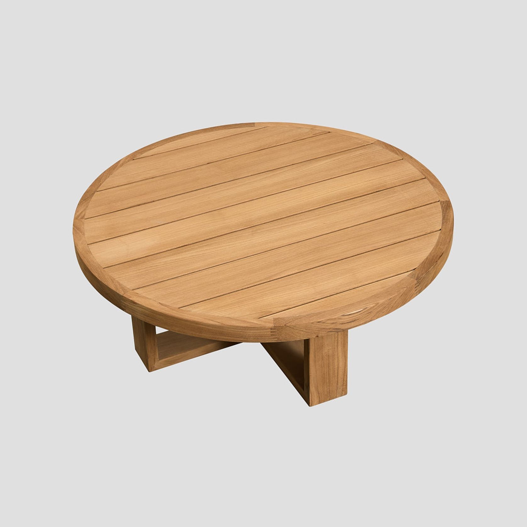 Round Teak Coffee Table gallery detail image