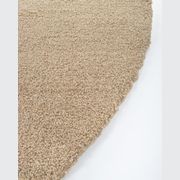 Baya Dorset NZ Wool Round Floor Rug - Biscuit gallery detail image