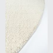 Baya Dorset NZ Wool Round Floor Rug - Natural White gallery detail image