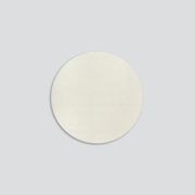 Baya Dorset NZ Wool Round Floor Rug - Natural White gallery detail image