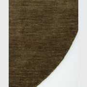 Baya Sandringham 100% Wool Round Rug - Moss gallery detail image