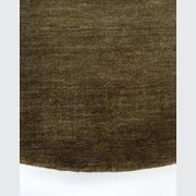 Baya Sandringham 100% Wool Round Rug - Moss gallery detail image
