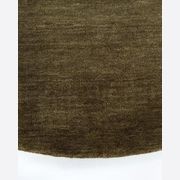 Baya Sandringham 100% NZ Wool Round Rug - Moss gallery detail image