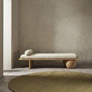 Baya Sandringham 100% NZ Wool Round Rug - Moss gallery detail image
