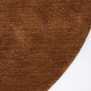 Baya Sandringham 100% NZ Wool Round Rug - Pecan gallery detail image
