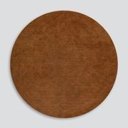 Baya Sandringham 100% NZ Wool Round Rug - Pecan gallery detail image