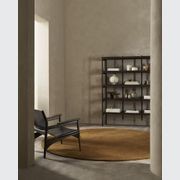 Baya Sandringham 100% Wool Round Rug - Pecan gallery detail image