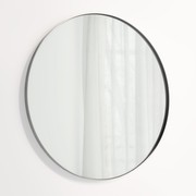 Round Mirror | Brushed Gunmetal gallery detail image