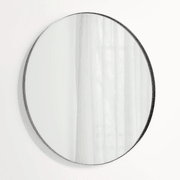 Round Mirror | Brushed Gunmetal gallery detail image