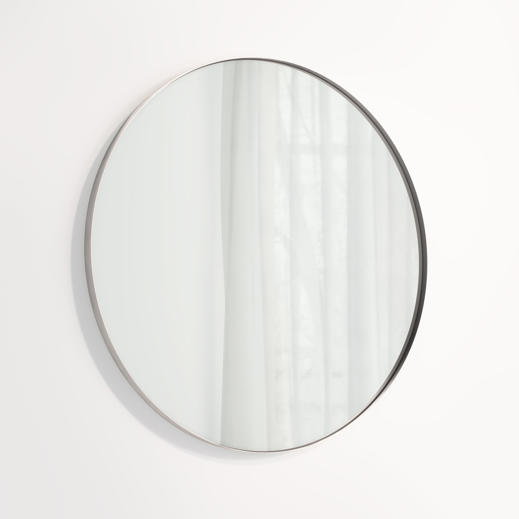 Round Mirror | Stainless Steel gallery detail image