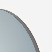 Round Mirror | Brushed Gunmetal gallery detail image