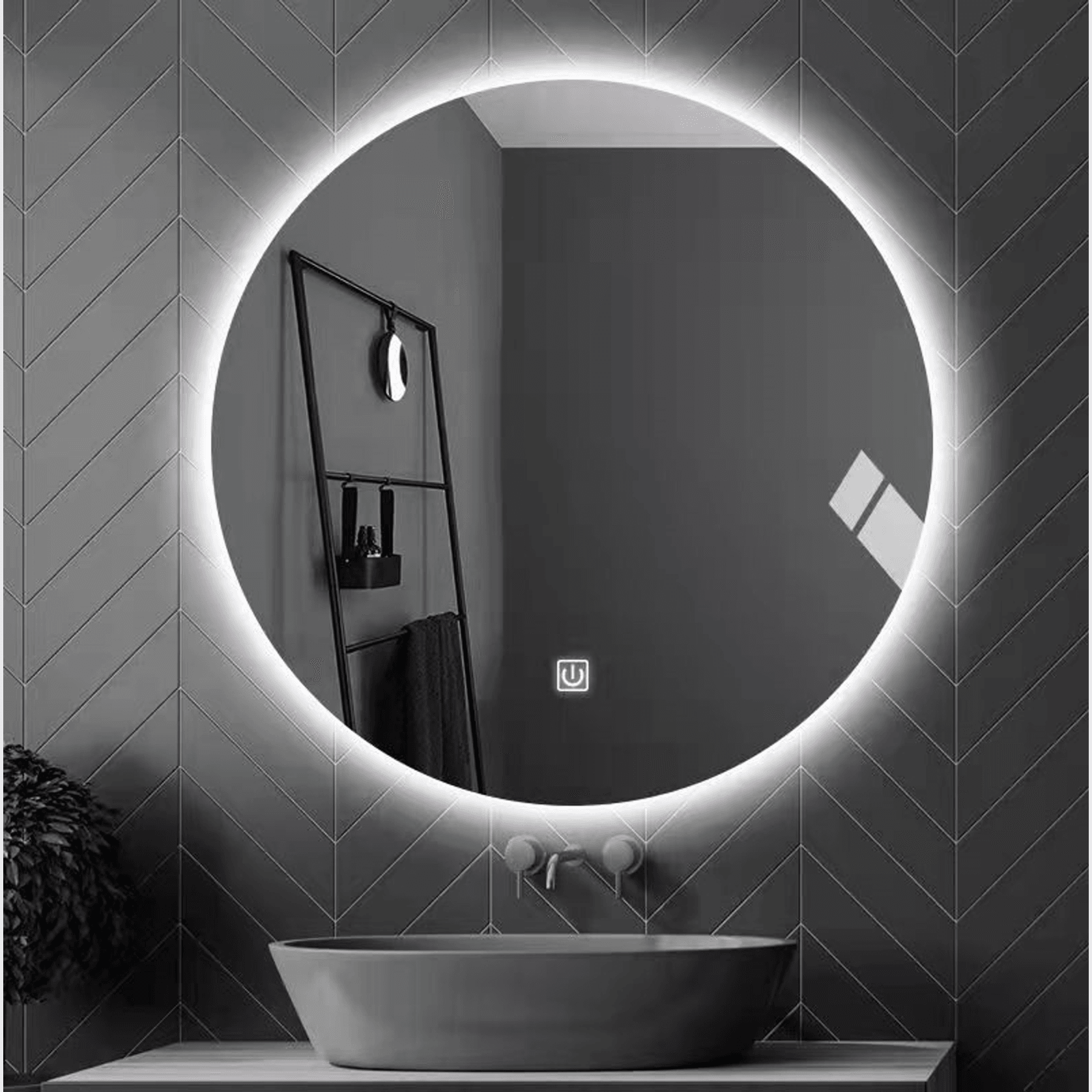 LED Backlit Round Mirror ArchiPro NZ
