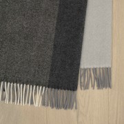 Weave Home Roxburgh Throw - Charcoal | 100% Wool gallery detail image