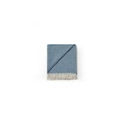 Ruanui Station Lambswool Throw - Bentley Blue gallery detail image