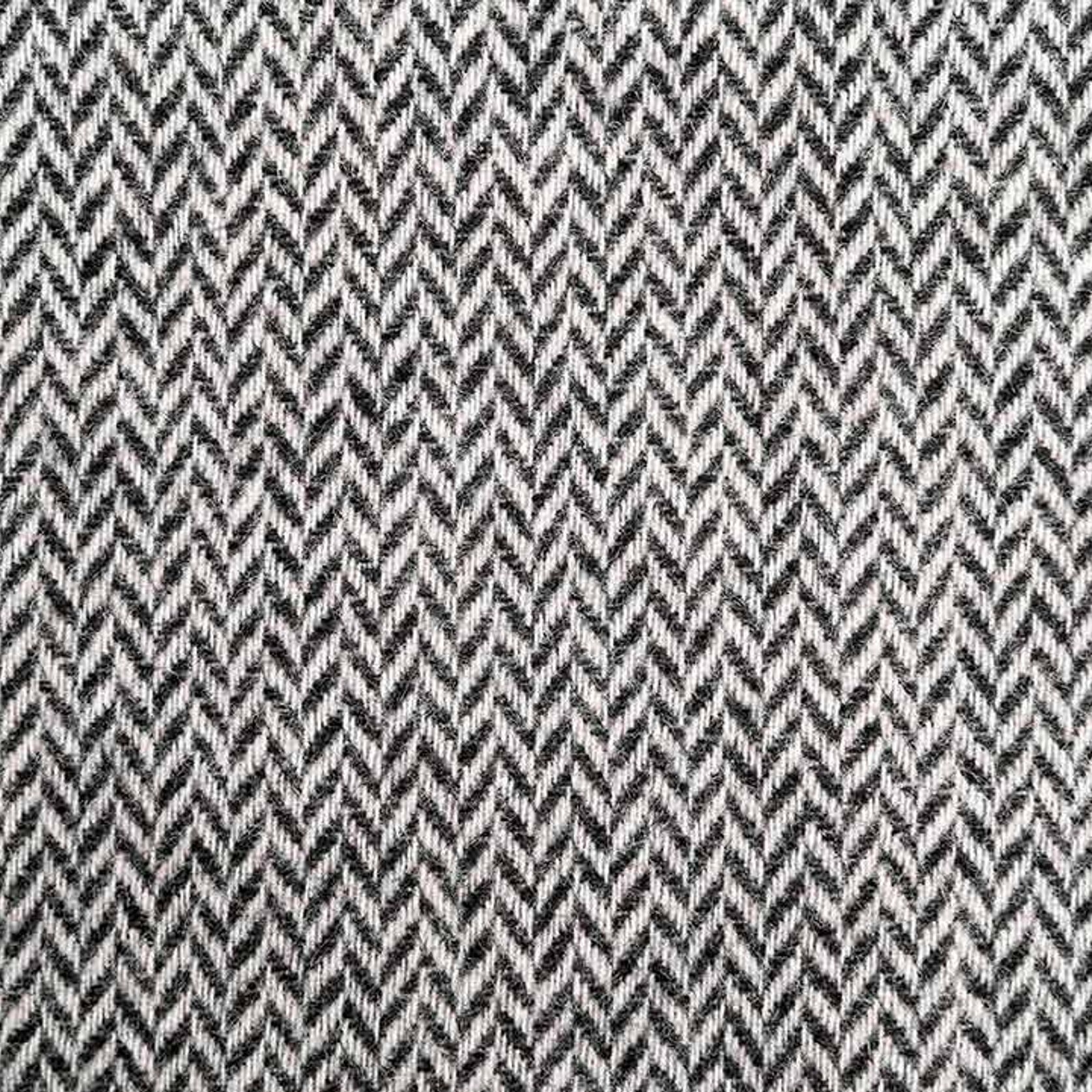 Ruanui Station Lambswool Throw -  Collier's Coal Chevron gallery detail image