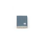 Ruanui Station Lambswool Throw - Bentley Blue gallery detail image