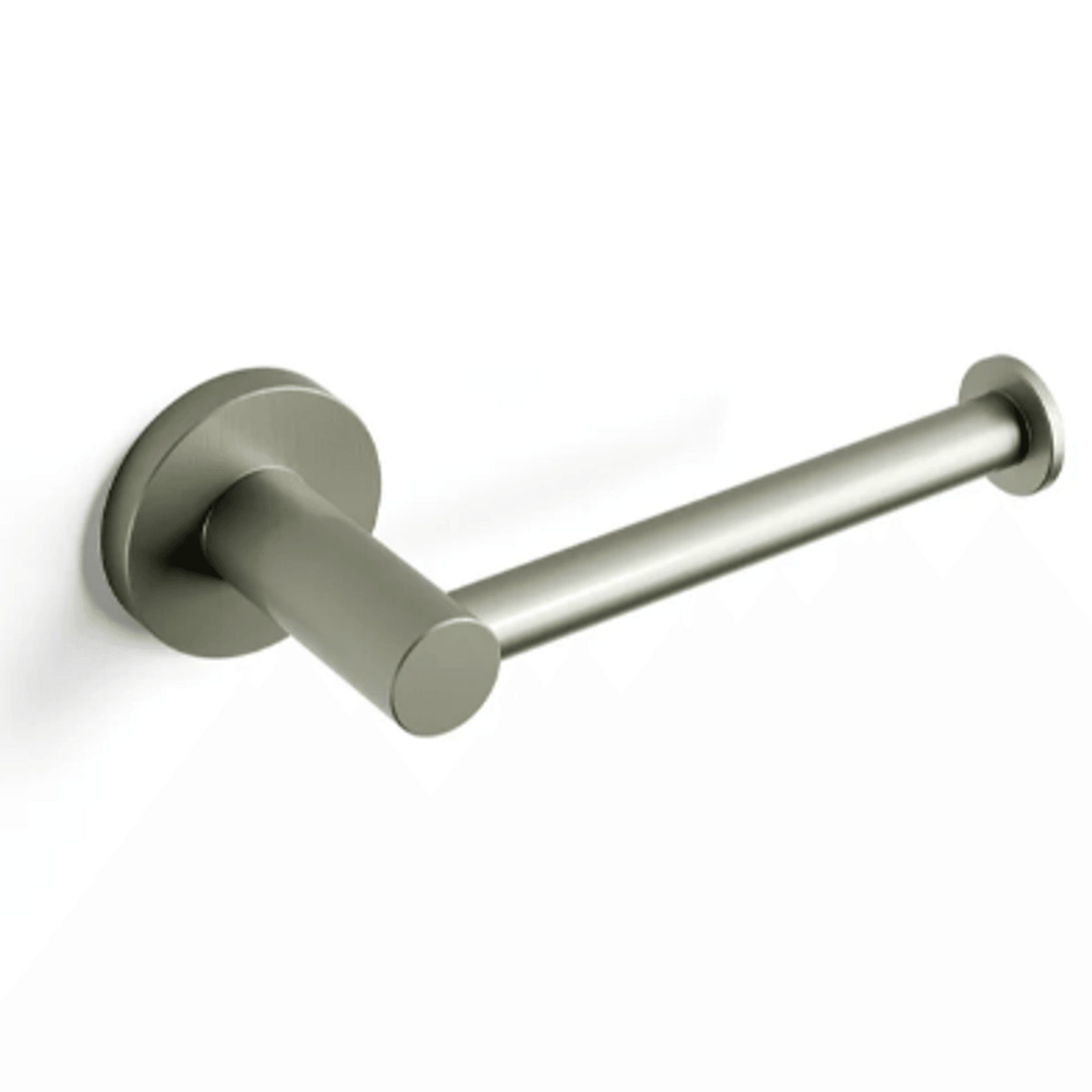 Round Tube Stainless Steel 1908 Toilet Roll Holders Matt Brushed Nickel gallery detail image