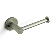 Round Tube Stainless Steel 1908 Toilet Roll Holders Matt Brushed Nickel gallery detail image