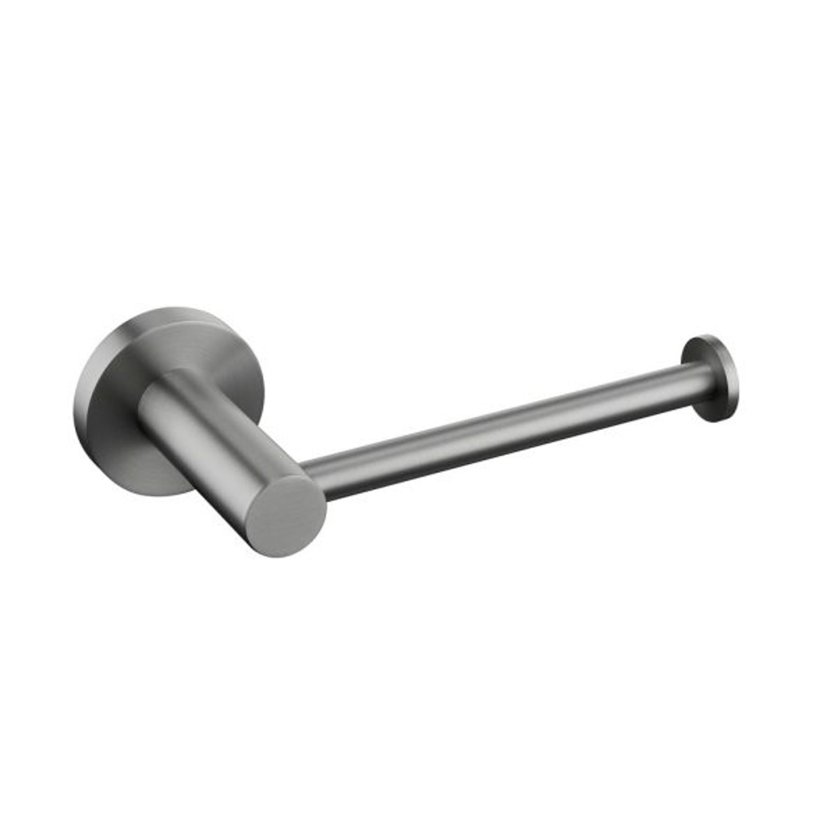 Round Tube Stainless Steel 1908 Toilet Roll Holders Gun Metal gallery detail image