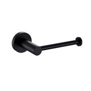 Round Tube Stainless Steel 1908 Toilet Roll Holders Matt Black gallery detail image