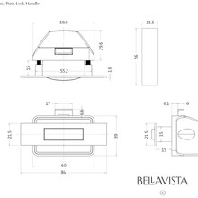 Karina Push Lock Handle gallery detail image