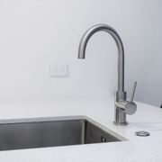 Gooseneck Swivel Mixer Clas31 Brushed Nickel gallery detail image