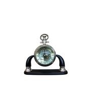 See Thru Table Clock On Base With 2 Arms gallery detail image