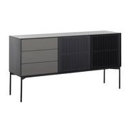 SEGAN Sideboard Buffet 160cm - Black & Grey gallery detail image