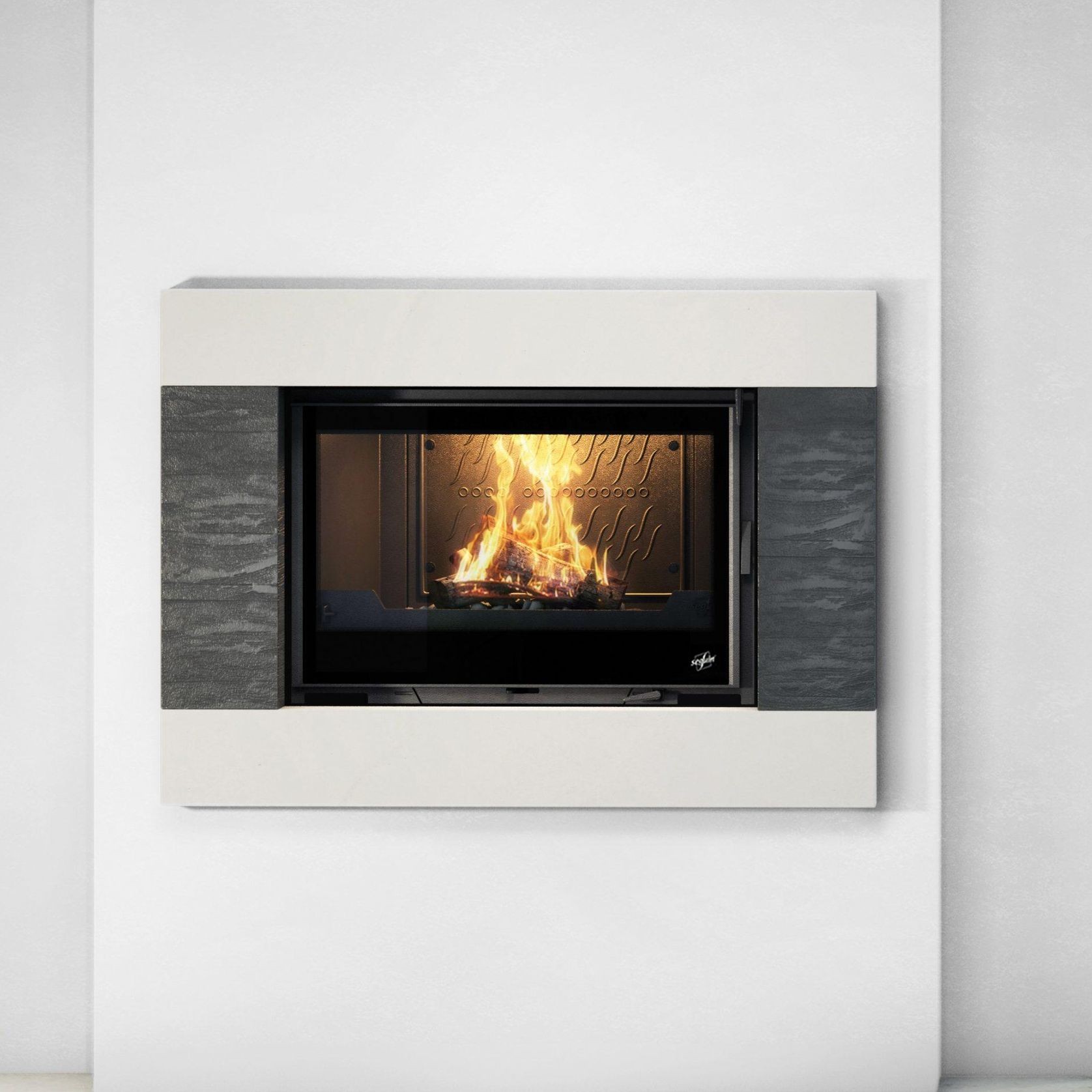 Seguin Europa 7 Blackline Cast Iron Fireplace gallery detail image