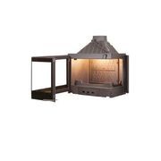 Seguin Europa 7 Right Hand Corner Cast Iron Fireplace gallery detail image