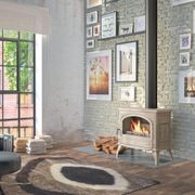 Seguin Topaze Freestanding Fireplace - Enamel gallery detail image