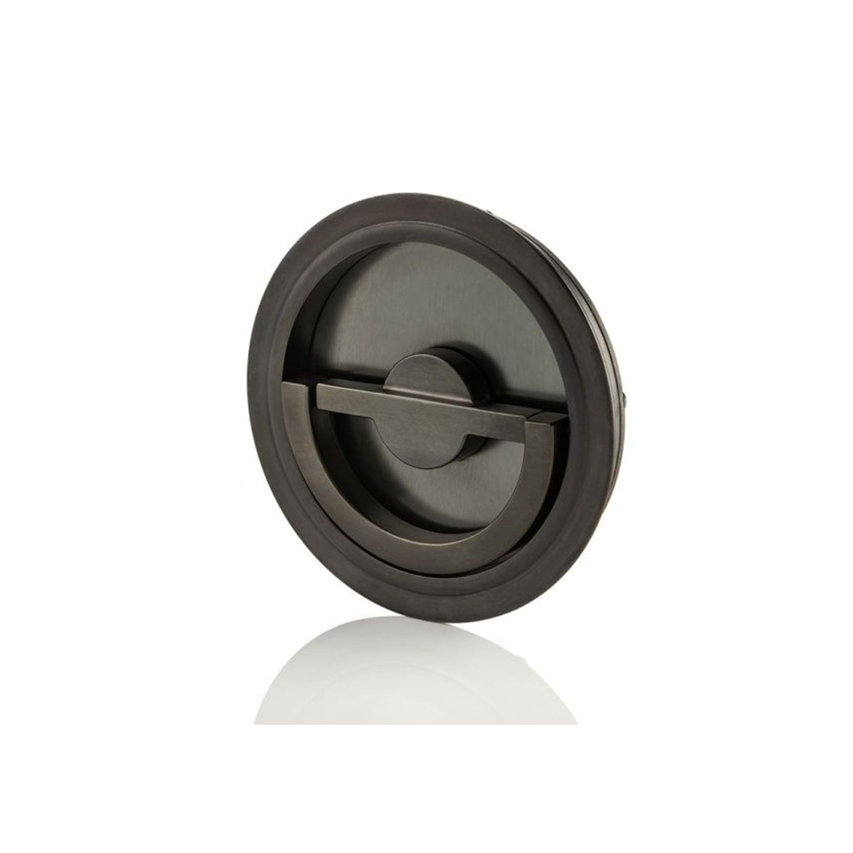 Joseph Giles - Solid Brass Sliding Door Round Recessed Pull gallery detail image
