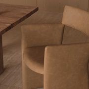 Tan Totti Dining Chair gallery detail image
