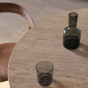 Travertine Kora Round Dining Table gallery detail image