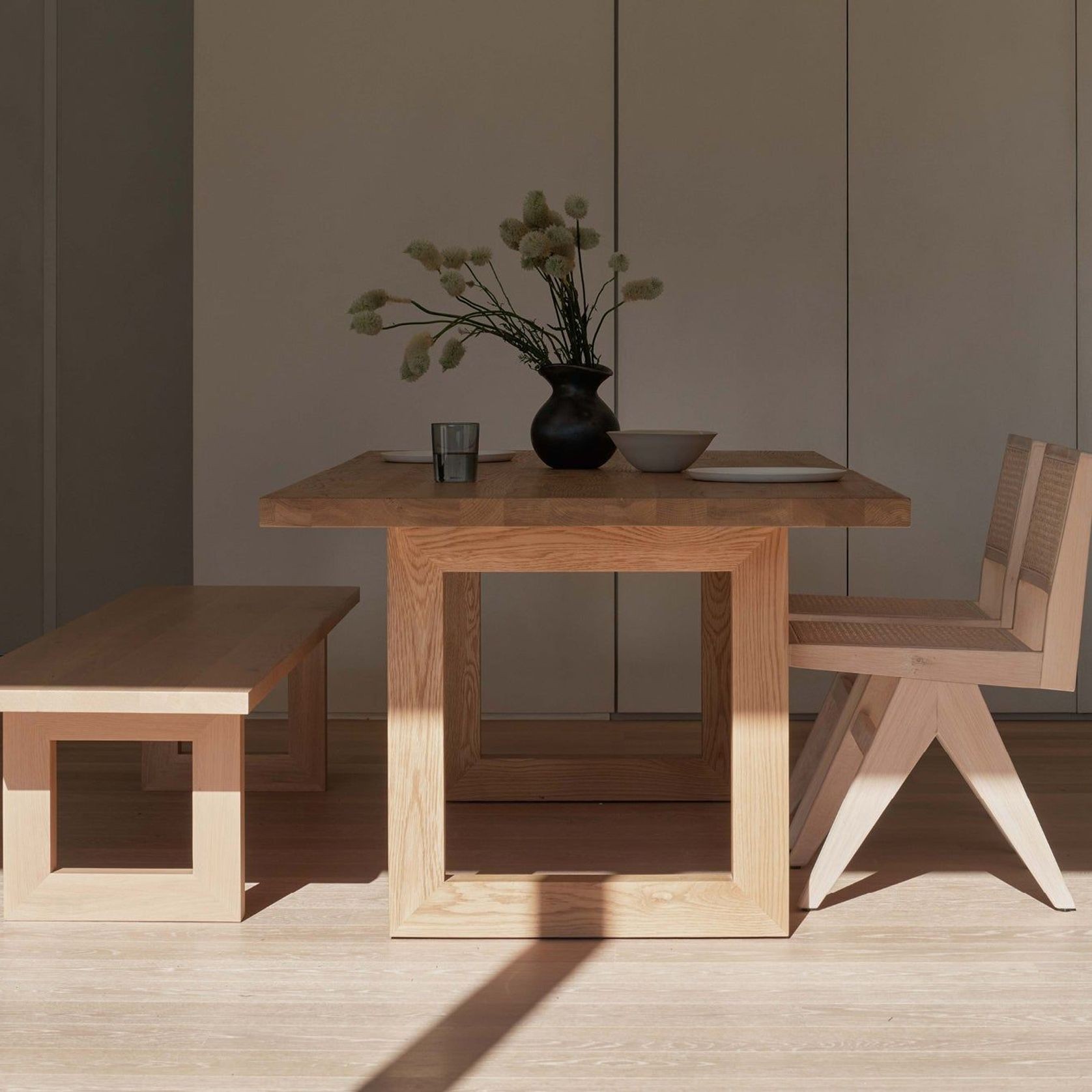 Solid Oak Global Rectangular Dining Table gallery detail image