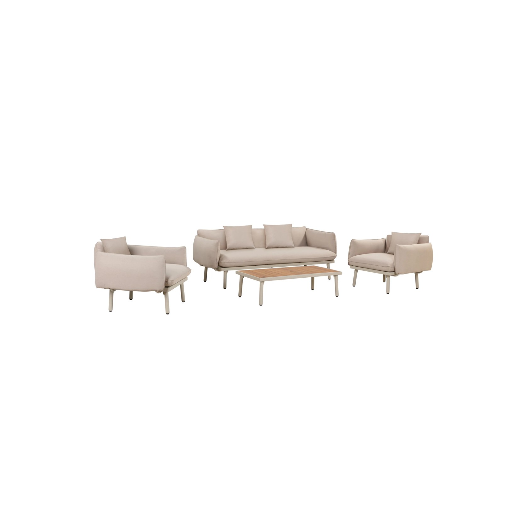 Hattie Outdoor Armchair - Sand gallery detail image