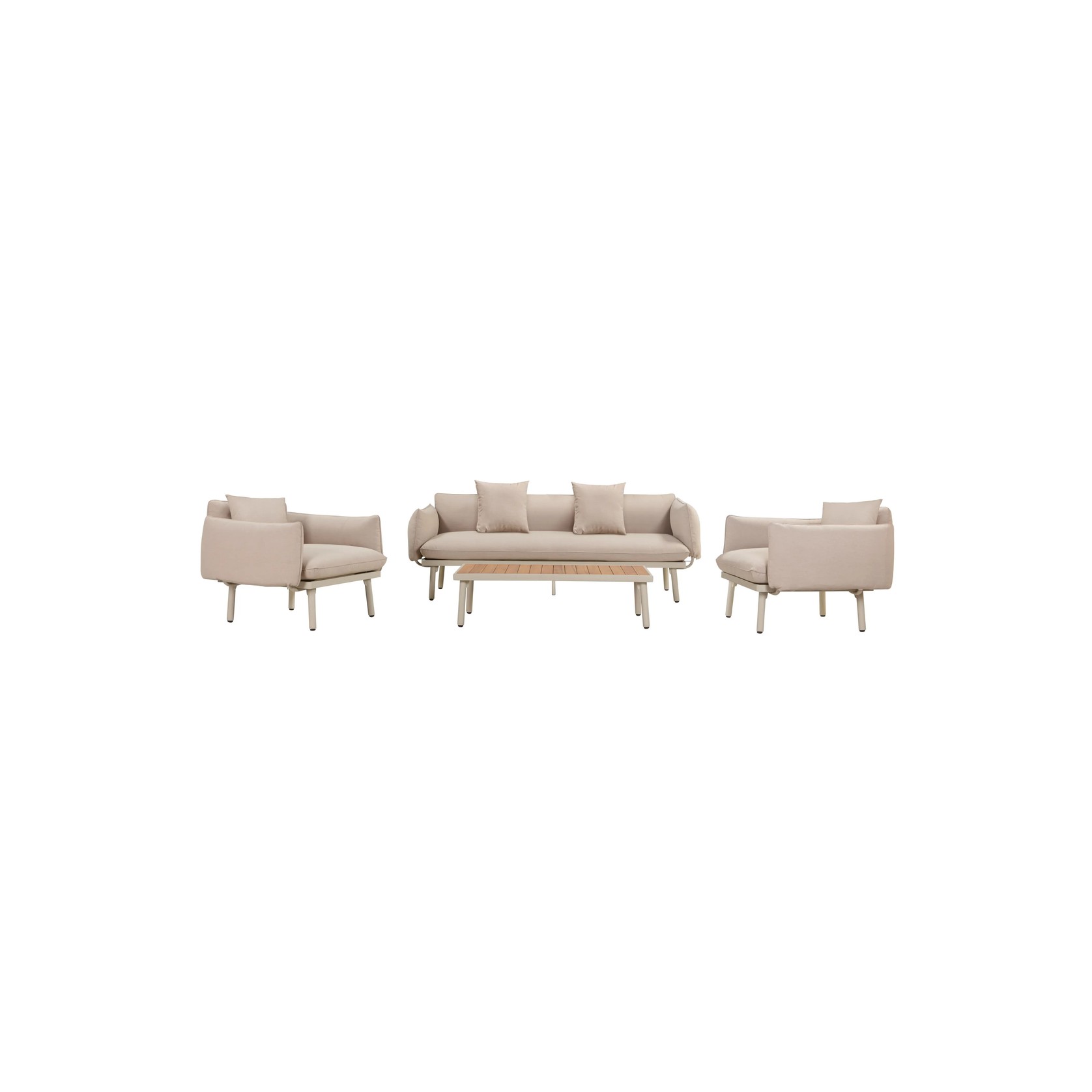 Hattie Outdoor Armchair - Sand gallery detail image