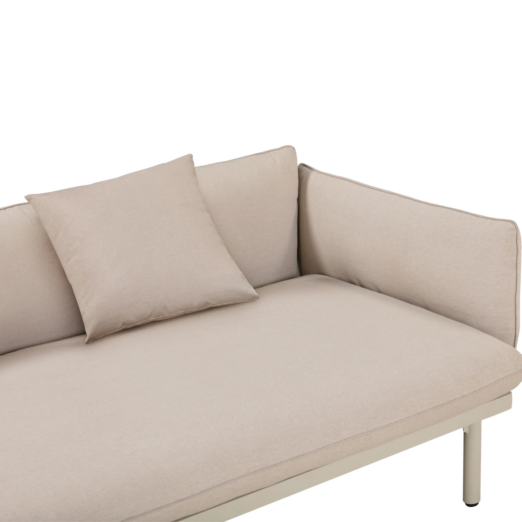 Hattie Outdoor 3 Seater Sofa - Sand gallery detail image