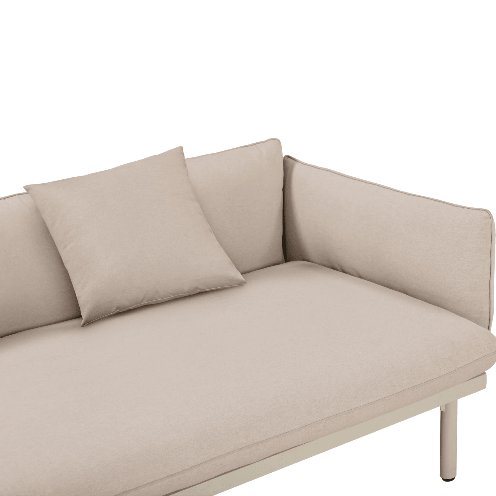 Hattie Outdoor 3 Seater Sofa - Sand gallery detail image