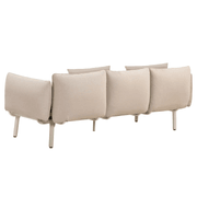 Hattie Outdoor 3 Seater Sofa - Sand gallery detail image