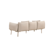 Hattie Outdoor 3 Seater Sofa - Sand gallery detail image