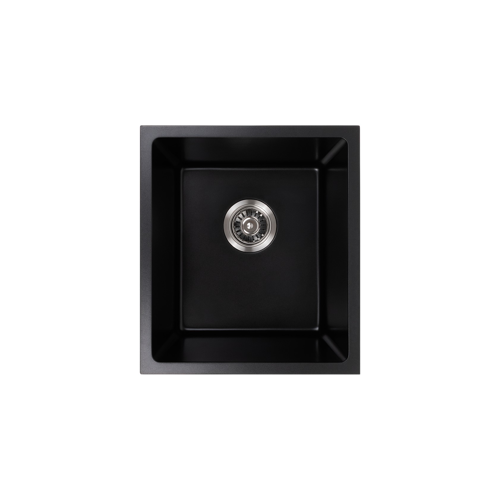 Cynthia 396x446 Black Granite Single Bowl Sink gallery detail image