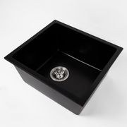 Cynthia 396x446 Black Granite Single Bowl Sink gallery detail image