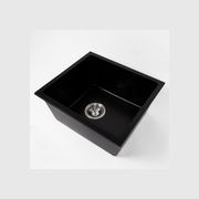 Cynthia 396x446 Black Granite Single Bowl Sink gallery detail image